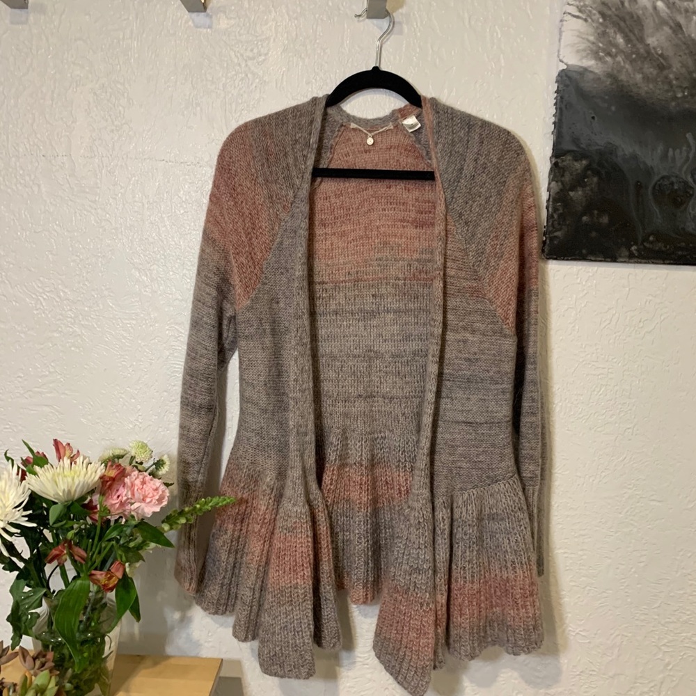 Anthropologie Knitted and Knotted Cardigan-Size M